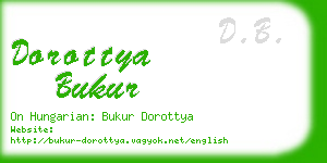 dorottya bukur business card